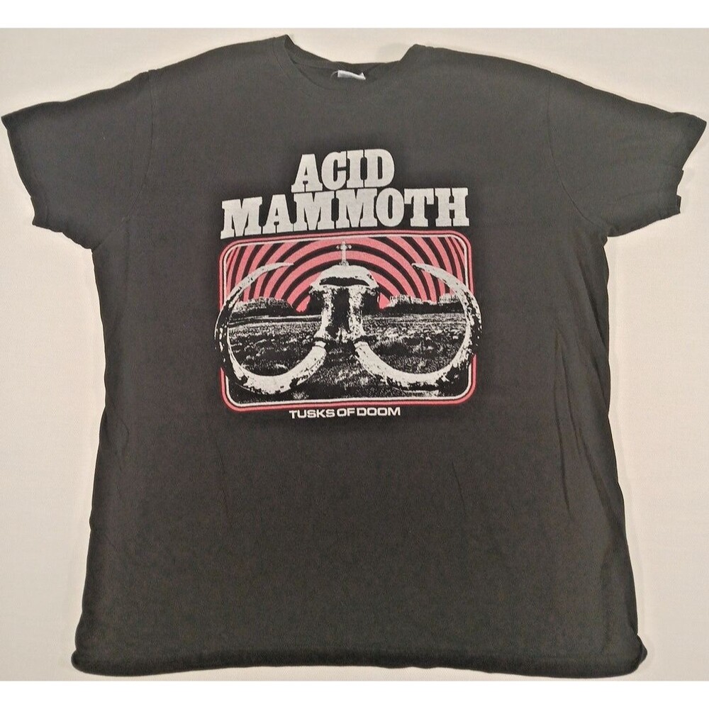 Acid Mammoth Tusks Of Doom T SHIRT XXL Black